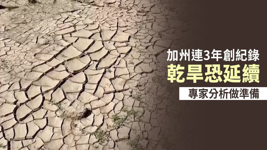 加州連3年創紀錄乾旱恐延續 專家分析做準備