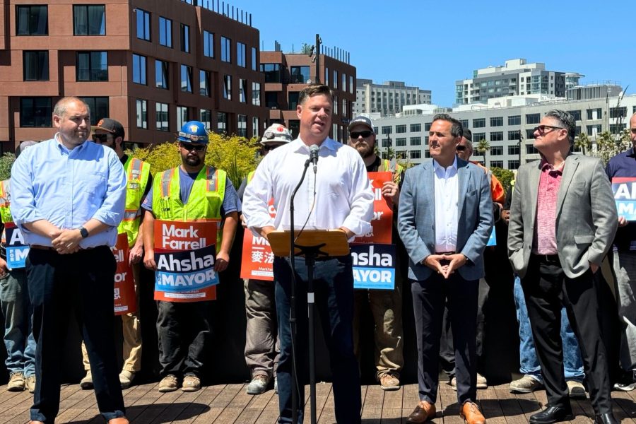 舊金山建築工會支持麥法恩和安世輝競選市長