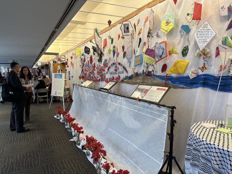 聖塔克拉拉縣舉辦巴勒斯坦兒童紀念展　呼籲關注衝突中的無辜孩童