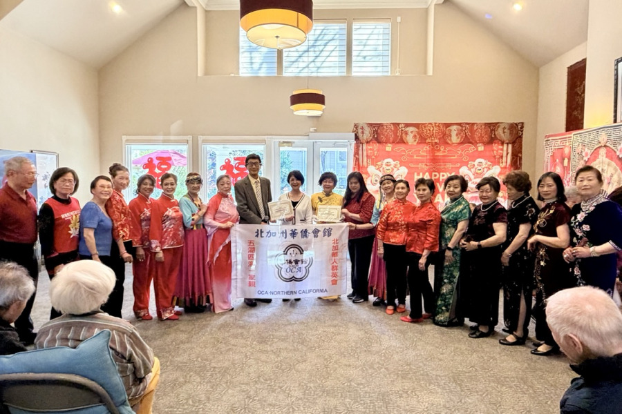 華僑會館新春慰問演出　  為「樂敍」長者送歡樂