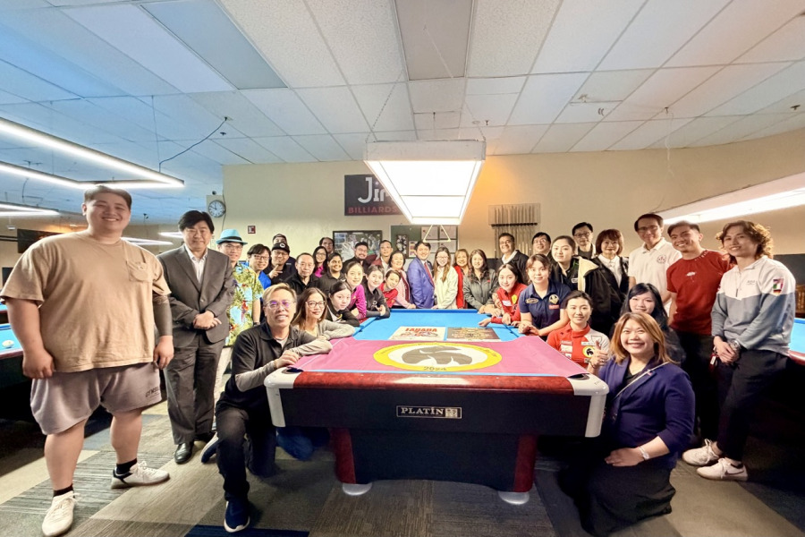 金山灣區首辦職業業餘撞球賽　      國際好手同場競技