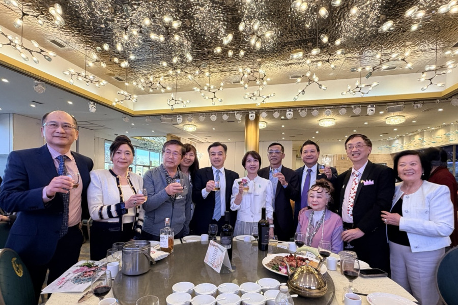 金山灣區僑界辦全僑晚宴           歡迎李姸慧首訪灣區