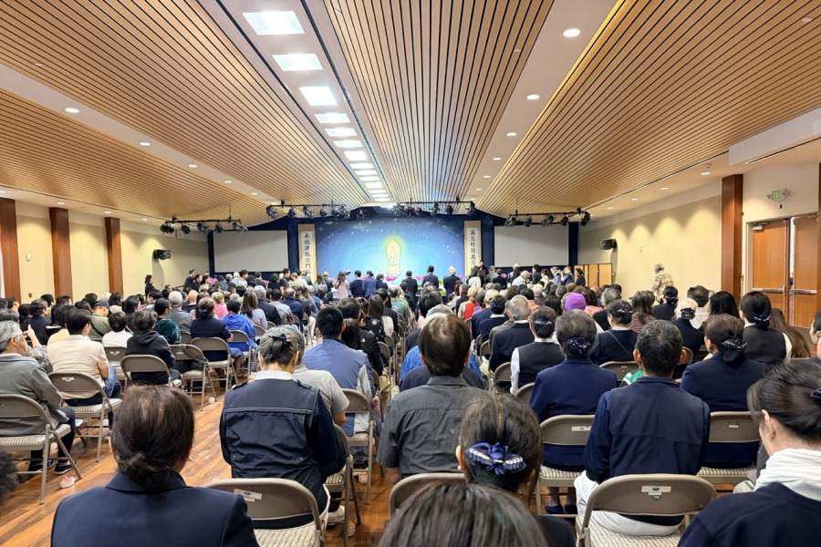 慈濟北加州三節合一浴佛典禮　逾500人祈福感恩